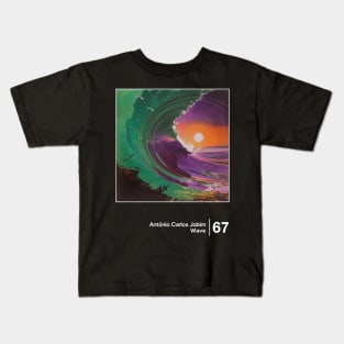 Wave / Minimal Style Graphic Artwork Design Kids T-Shirt